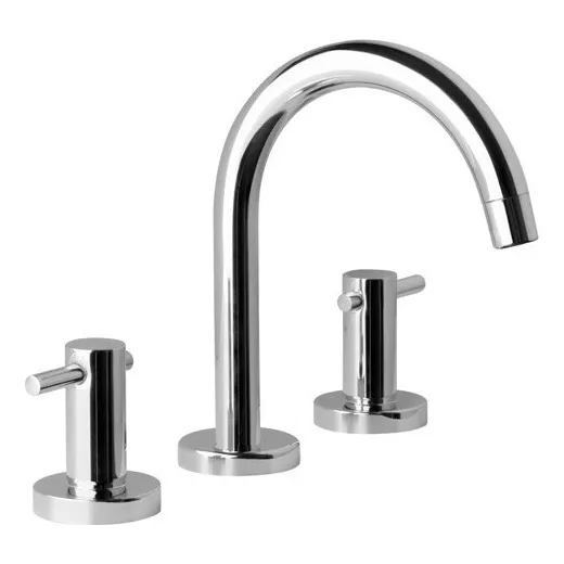 Grifería Lavatorio Mesada Hydros Zen Lever Cierre Cerámico Acabado Cromado Color Cromado