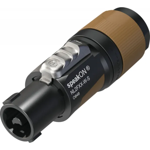 10 X Ficha Neutrik Nl2fxx-w-s Conector Speakon 2 Contactos