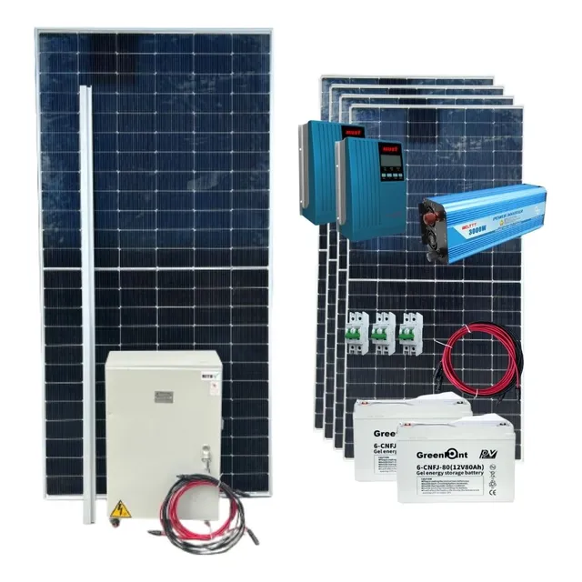 Kit Solar 3000w Planta Solar Casa, Finca, Aire Acondicionado
