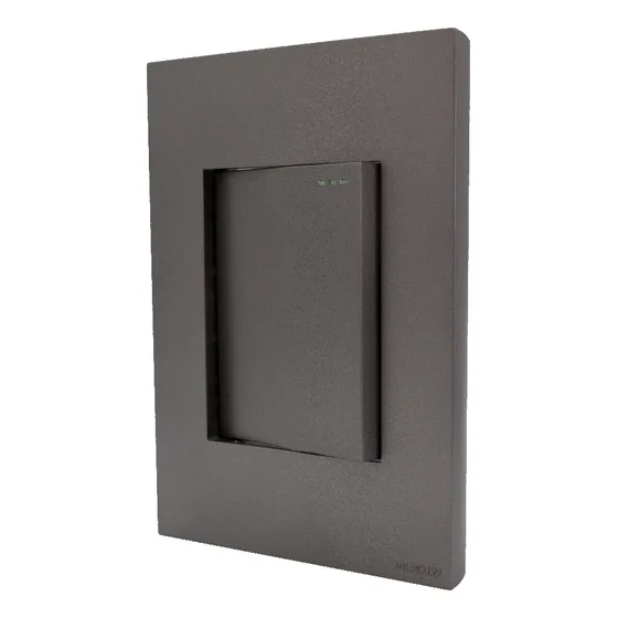 Interruptor Sencillo Conmutable Lujo Gris Silver Luxury