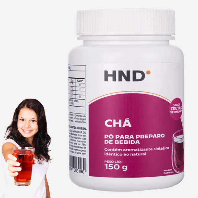 Chá Termogênico De Frutas Vermelhas/limão/hibisco/hinode