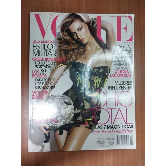 Revista Vogue Latinoamérica Gisele Bundchen Mayo 2010 Moda
