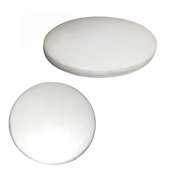 12 Blondas Icopor 17 Cm Base Para Tortas