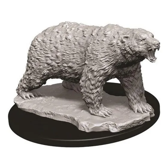 Wizkids Deep Cuts Miniaturas Sin Pintar: Ola 9: Oso Polar