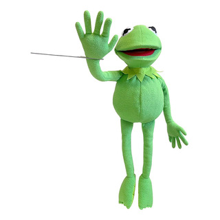 Kermit - Marioneta De Rana Con Marionetas Y Barra De Control Kermit - Marioneta De Rana Con Marionetas Y Barra De Control