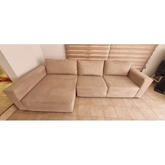 Sala Tipo L Color Beige