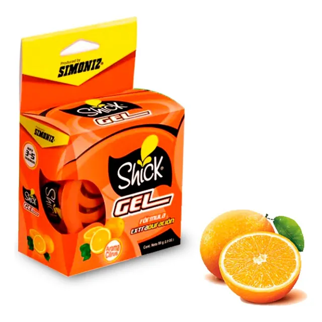 Ambientador De Auto Gel Citrus Simoniz/fragancia/aroma/olor
