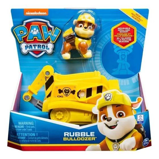 Paw Patrol Rubble Constructor Patrulla Canina Original