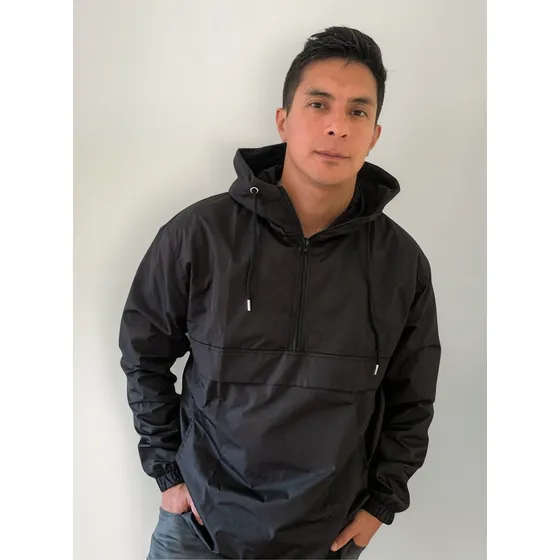 Anorak Campera De Hombre Impermeable Rompevientos Capucha