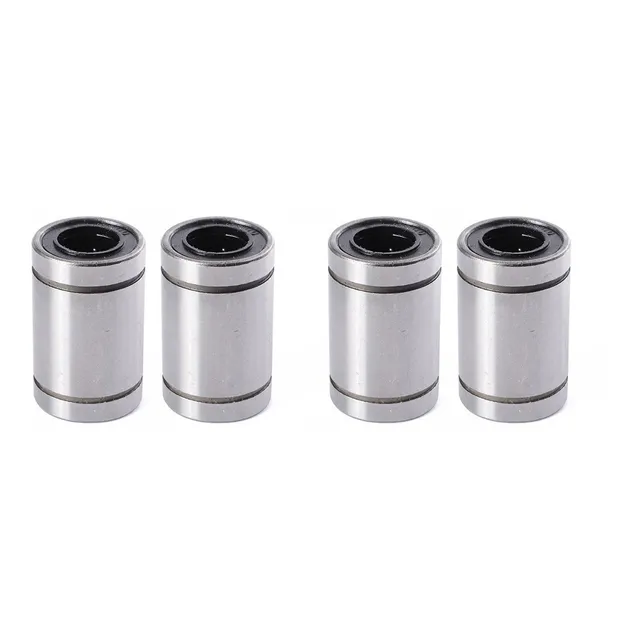 4 Peças Lm8uu Rolamento Linear Para Eixo Guia Diâmetro 8mm 