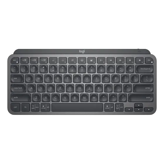 Teclado Bluetooth Logitech Master Series MX Keys Mini QWERTY español color grafito