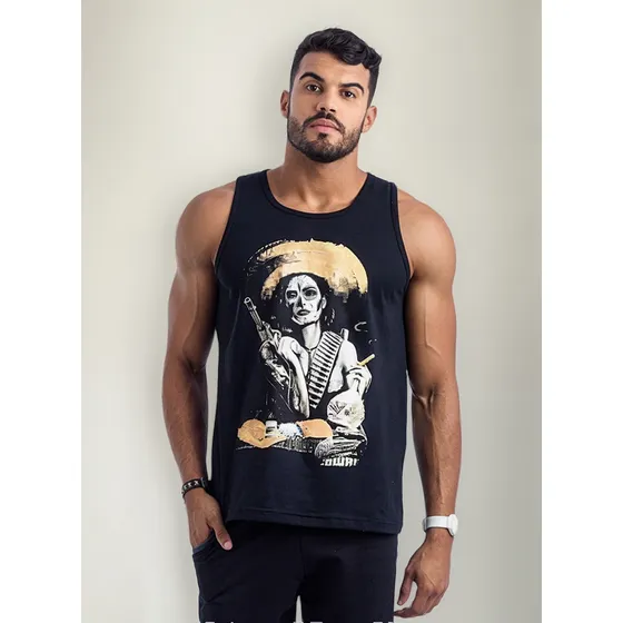 Kit 10 Regata Camiseta Masculina Estampada Top Atacado