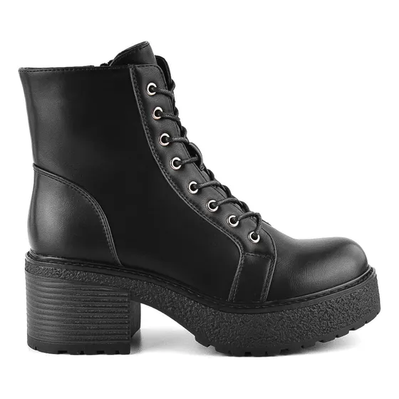 Bota Casual Taco Alto Korium Tiana