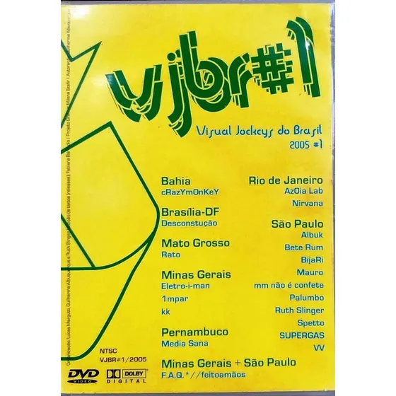 Dvd - Vjbr#1 Virtual Jockeys Do Brasil 2005 #1