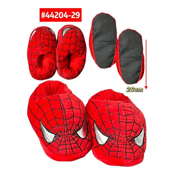 Pantuflas Acolchadas 26cm Spiderman