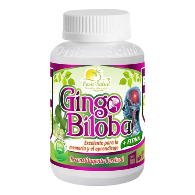 Ginkgo Biloba Con Fitina Reconstituyente Cerebral 100 Cap