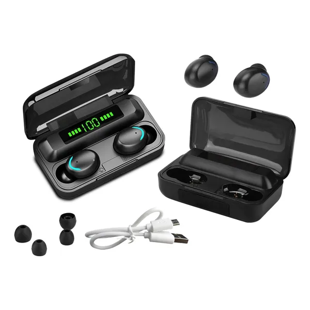 Audifono Bluetooth F9 Manos Libres Power Bank Inalambricos