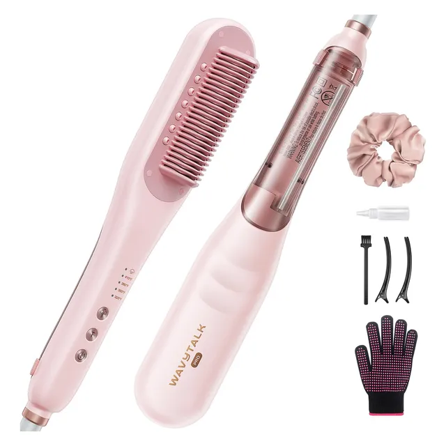 Cepillo De Estirador De Pelo Wavytalk Pro Steam, 3 En P752u
