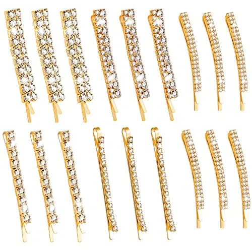 15 Piezas Láminas De Pelo De Rinstone Metal Y3pt3