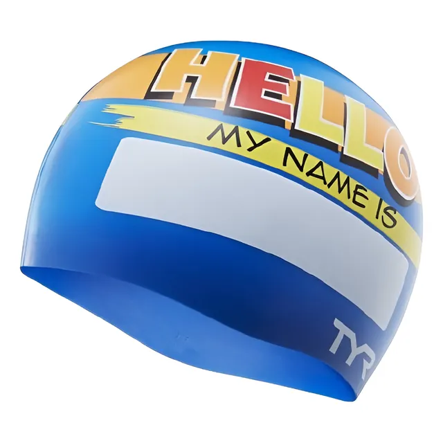 Gorra Natación Tyr Kids Charactyrs Dino Diva Fish Hello 