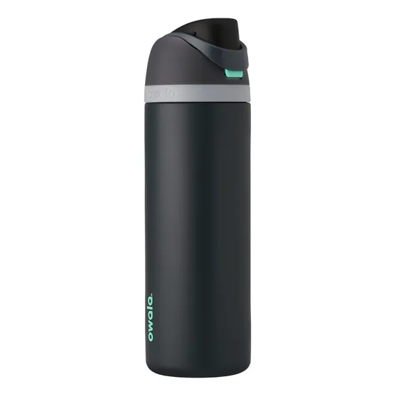 Botella De Acero Inoxidable Owala Con Boquilla 32 Oz Freesip Color Gris Oscuro