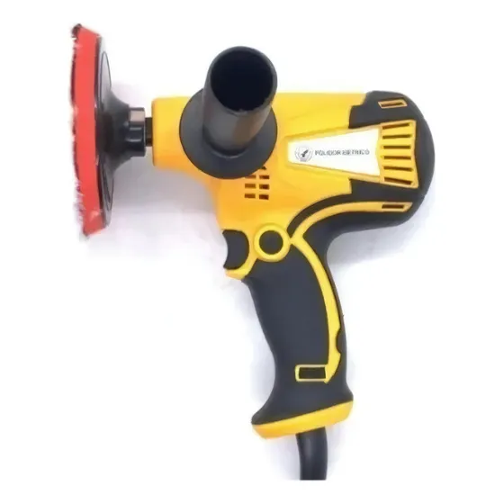 Lixadeira Politriz Multifunçoes 6velocidades Completa Cor Amarelo 127v