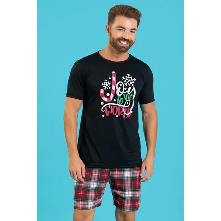 Pijama Masculino Natal Festa Família