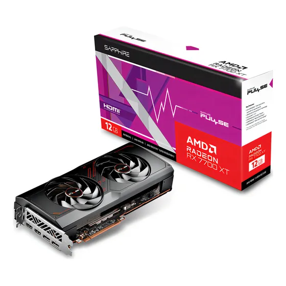 Tarjeta gráfica Sapphire Pulse Amd Radeon Rx 7700 Xt 12 gb