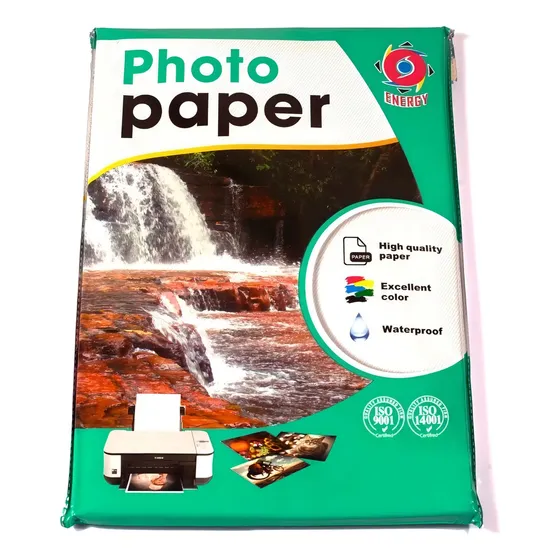 Resma Papel Foto Glossy Doble Faz 260 Grs. A4 50 Hojas