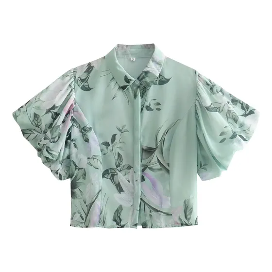 Camisa De Emagrecimento Elegante E Versátil Com Estampa De L