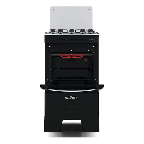 Cocina Enxuta CENX27542NG A Gas Con Grill Negra