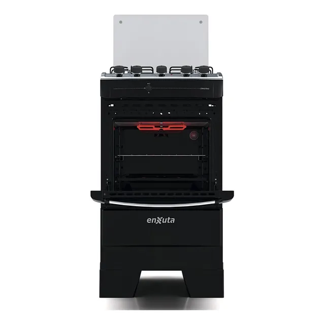 Cocina Enxuta CENX27542NG A Gas Con Grill Negra