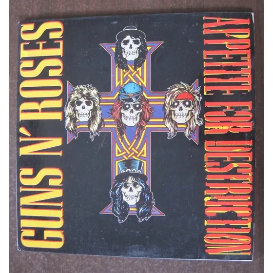 Guns N´roses Appetite For Destruction Disco Sonográfica 1987
