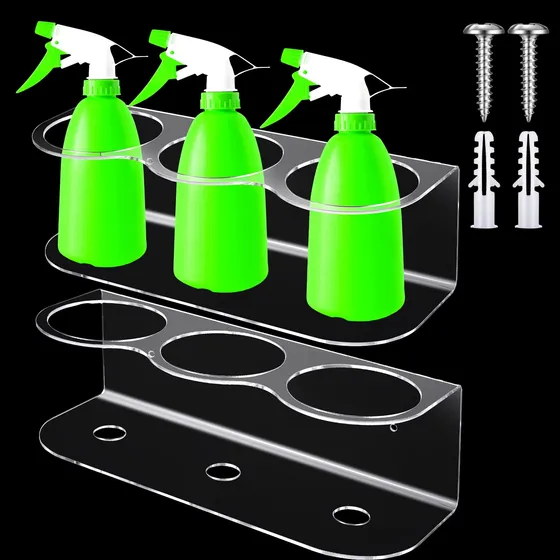 Soporte Para Lata Aerosol Acrilico Botella Montaje Pared