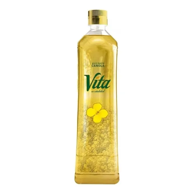 Vita Premium Aceite Comestible 100% Puro De Canola 924ml
