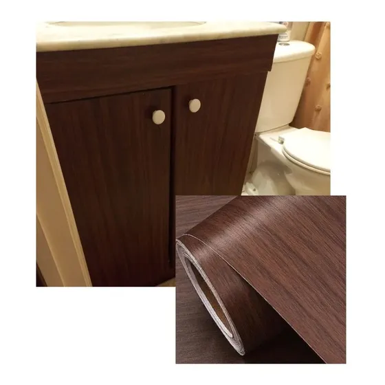 Papel Mural Autoadhesivo Rollo 10mt X60cm Texturizado Madera