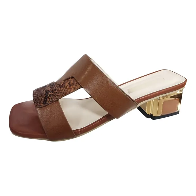7 Mujer Nueva Sandalia Tacon Cordon Para Zapato