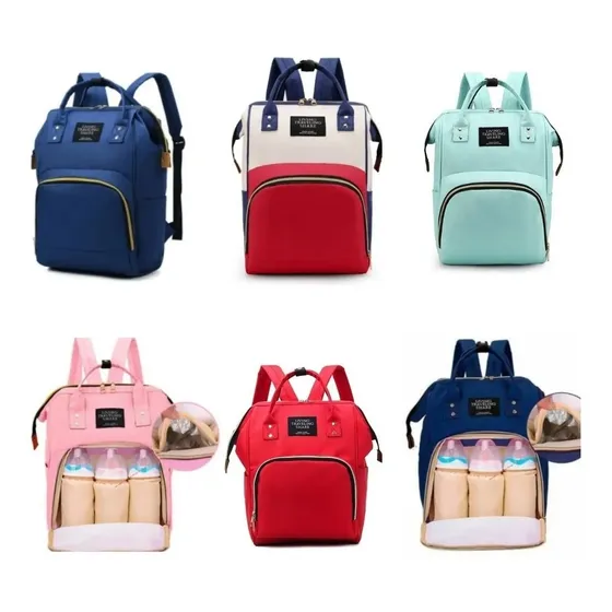 Mochila Bolsa Maternidade Mamãe Bebê Completa Menino Menina
