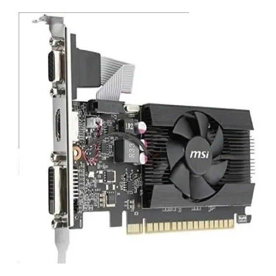 Placa de video Nvidia MSI GeForce 700 Series GT 710 GT 710 2GD3 LP 2GB