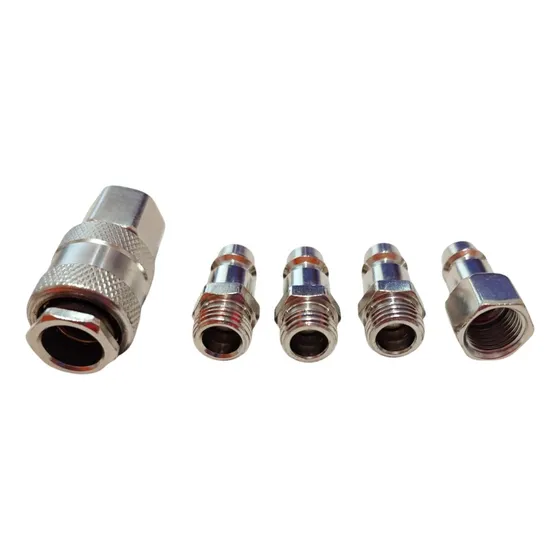 Acoples Rapido Kit Completo Para Compresor 1/4 5 Pzs