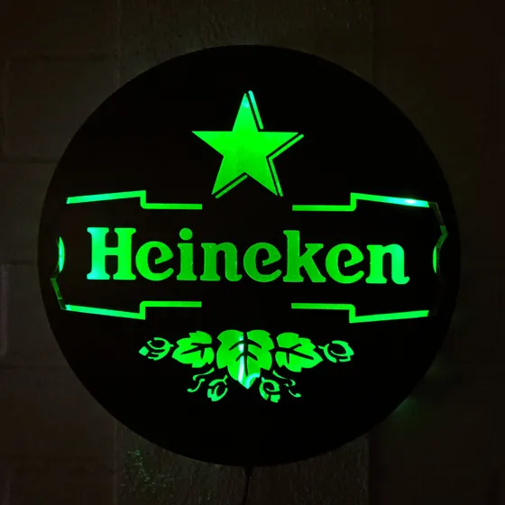 Letrero Led Quincho, Decoración, Bar, Fiesta, 40x40cm