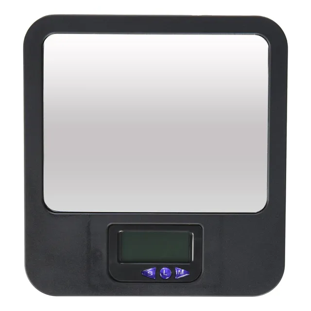 Espejo Reloj Digital Panel Tela Llr80670