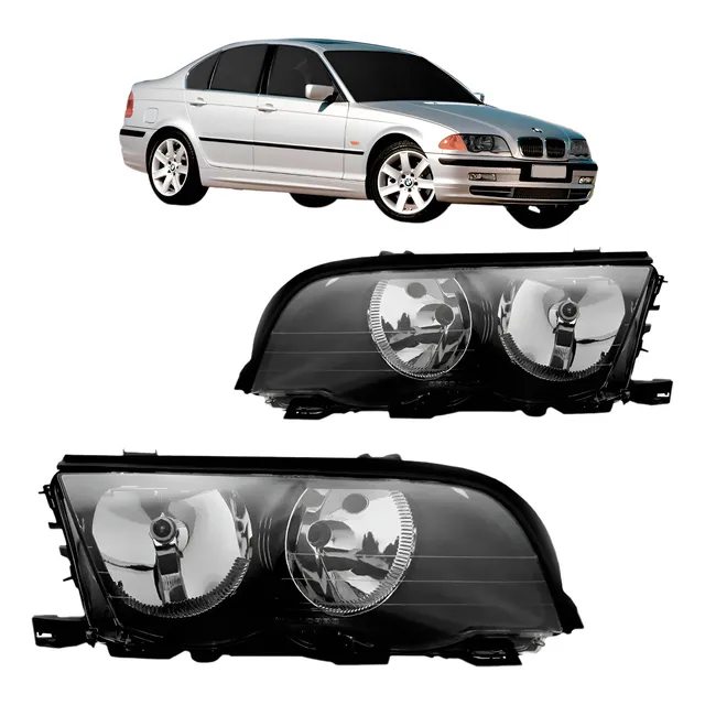Par Farol Bmw S3 1998 1999 2000 2001 Regulagem Elétrica.