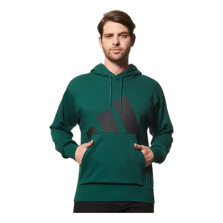 Moletom Masculino adidas Big Logo Com Capuz M Cgreen/black Liso