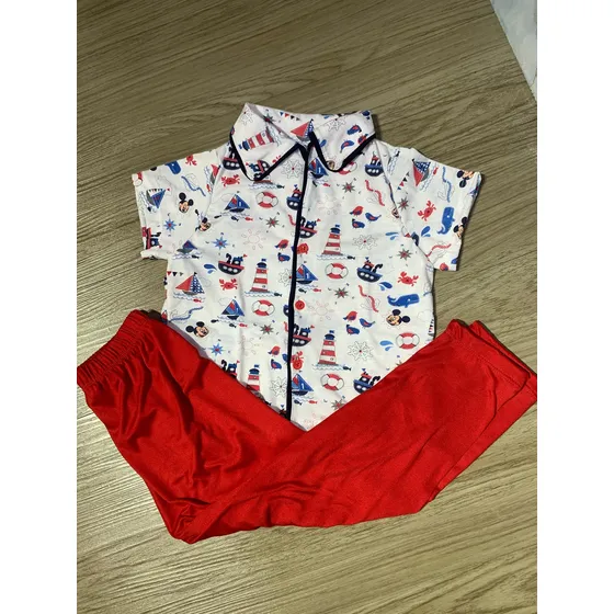 Pijamas De Niña De Botones 