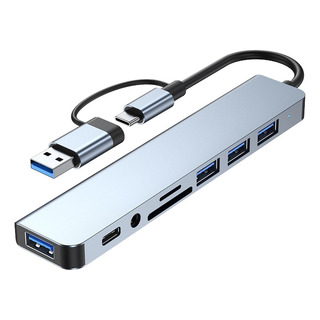 Estação De Ancoragem Hub De Laptop De Porta Dupla Usb C Doc Estação De Ancoragem Hub De Laptop De Porta Dupla Usb C Doc