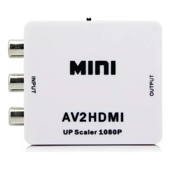 Conversor Adaptador Rca Av para Hdmi Av2hdmi