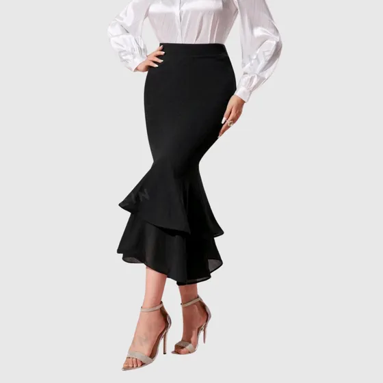 Falda Elegante Para Mujer