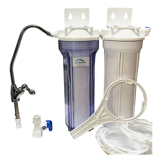 Sistema Filtrado Agua Con Canilla Manguera Y Conectores 