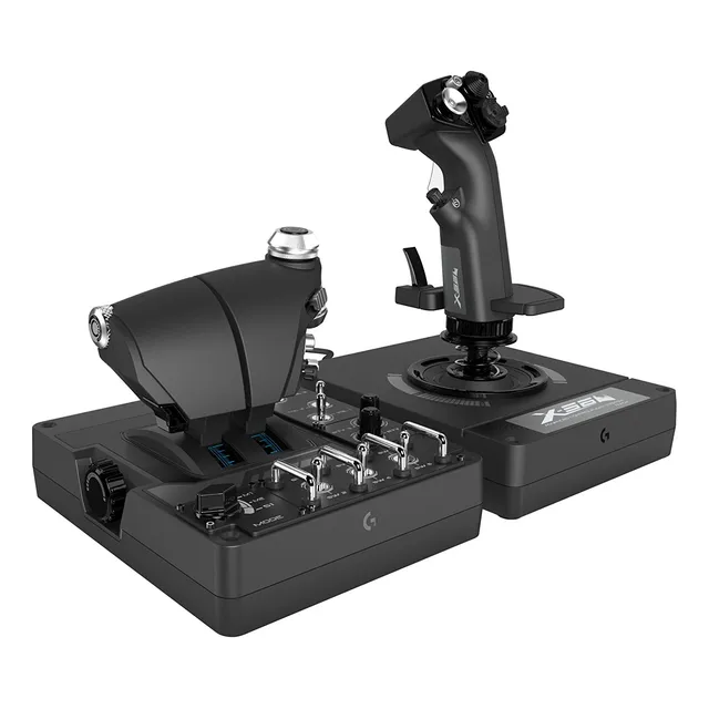 Controlador De Juego De Simulador De Vuelo Joystick Y Aceler